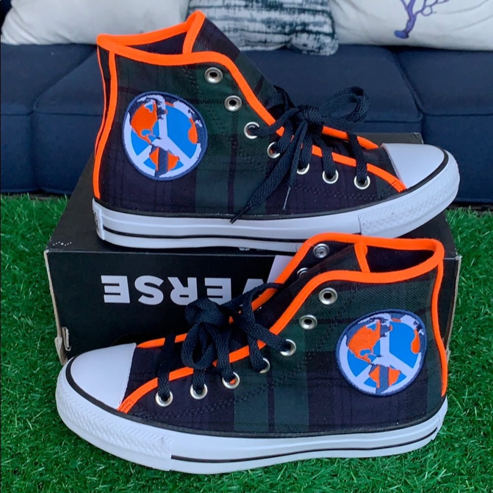 Converse CTAS hi green/brown/white women’s - Picture 3 of 16